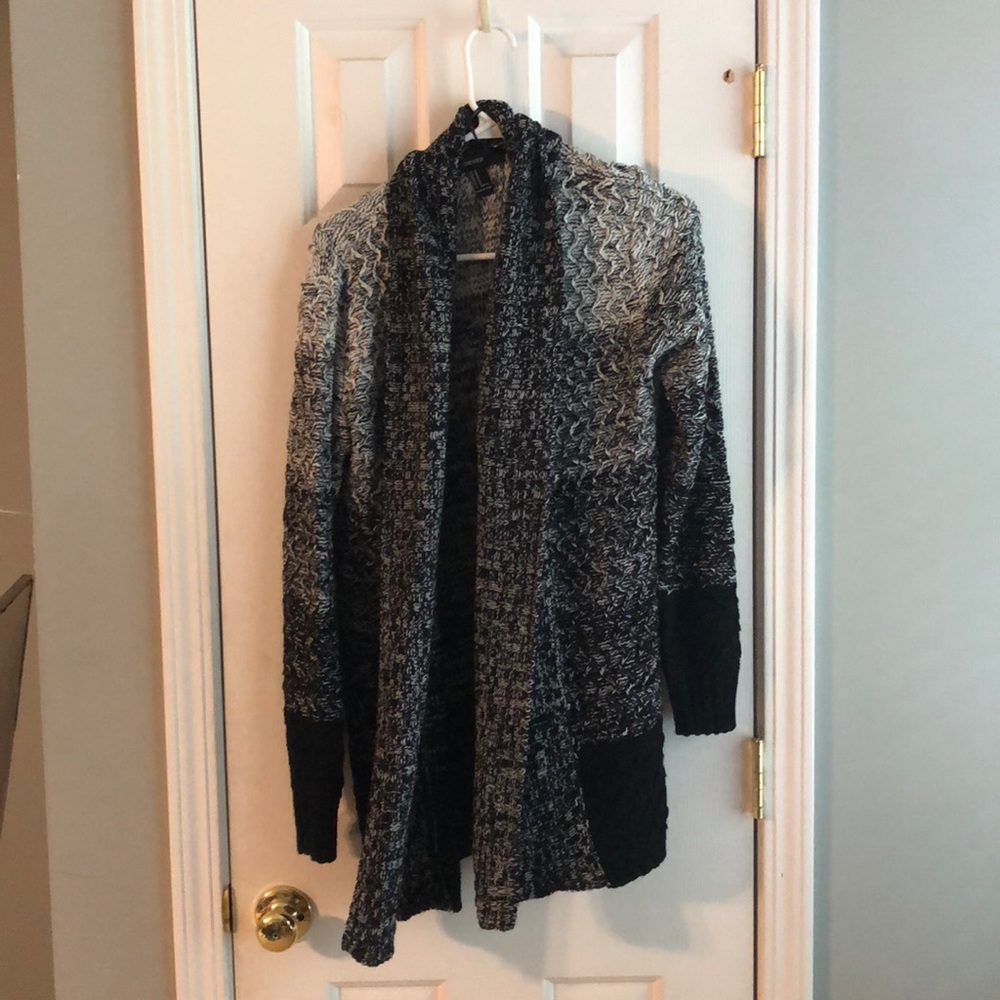Large chunky ombré cardigan
